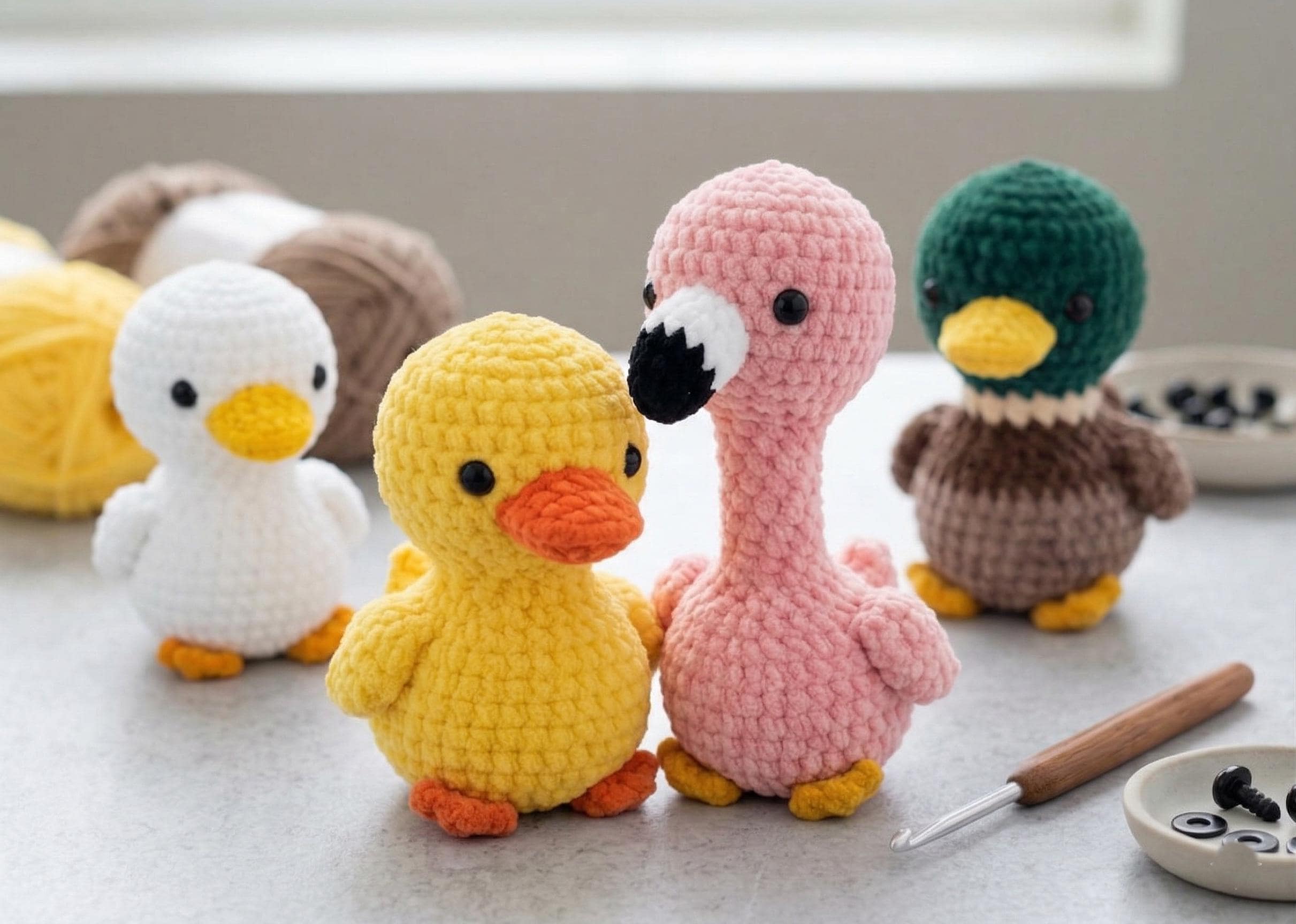 32 Rubber Duck Crochet Patterns for Quirky Handmade Gifts and Cute Decor 1 No-Sew Crochet Bird Pattern Rubber Duck