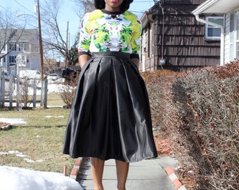 Black Midi Skirt With Pockets- available in 12 colors
