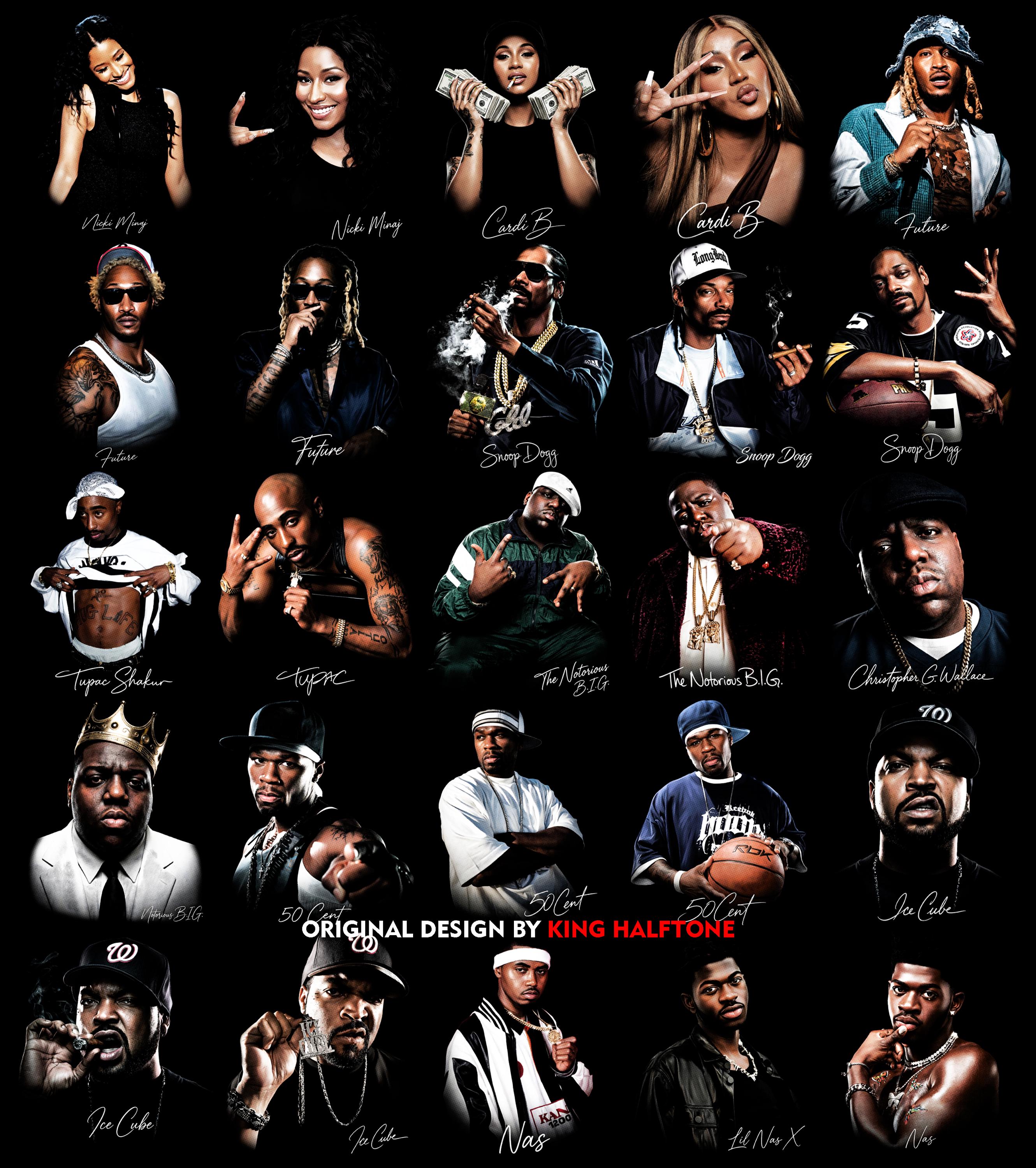80+ Halftone Hip Hop Designs A2 A3 A4 | Urban Streetwear Graphic PNG ...