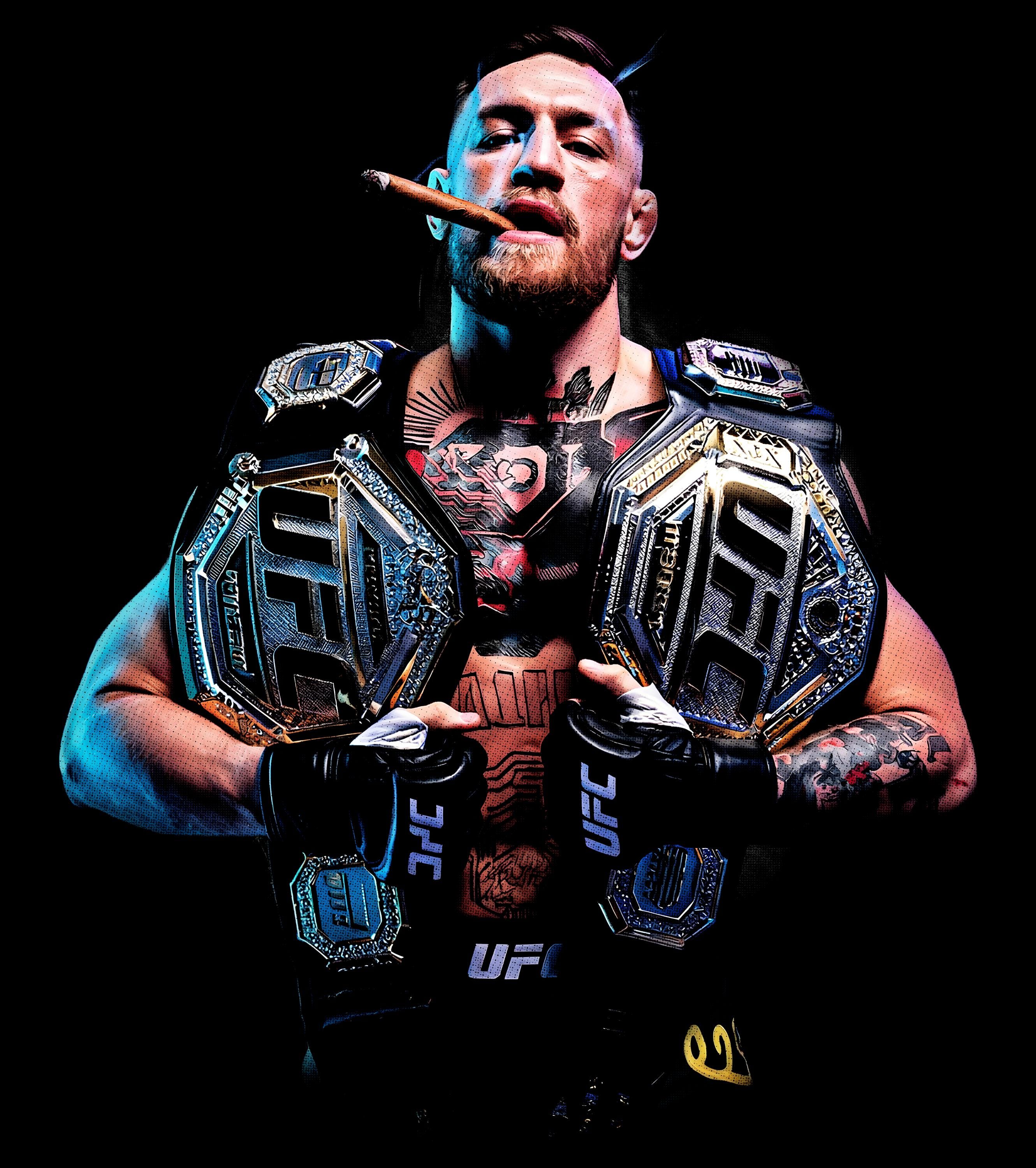 90 Halftone MMA Designs A2 A3 A4 | Mixed Martial Arts Fighter PNG ...