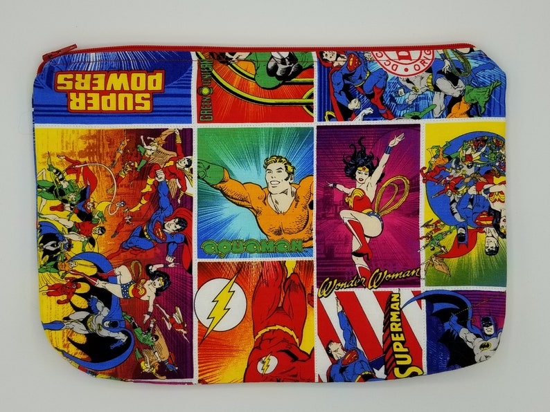 Justice League Zipper Bag