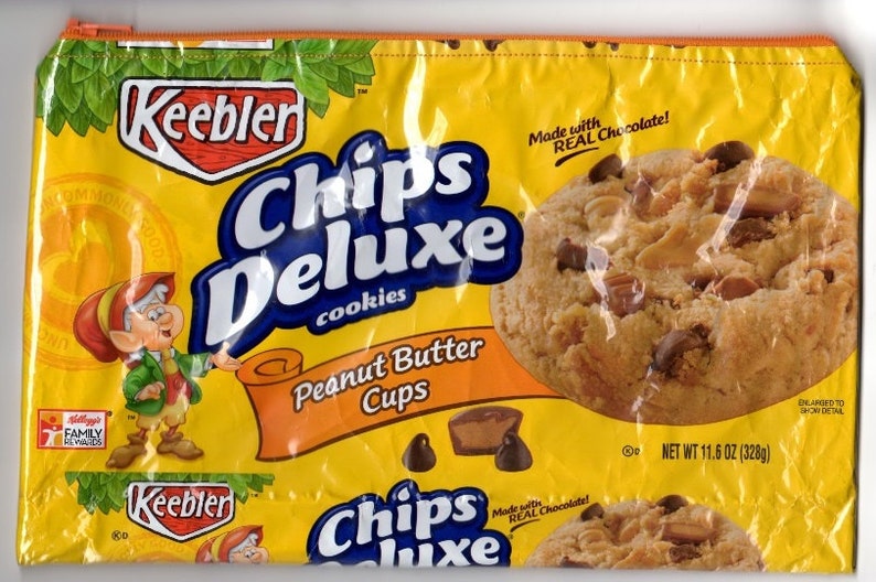 Keebler Chips Deluxe Peanut Butter Cups Cookie Upcycled Etsy