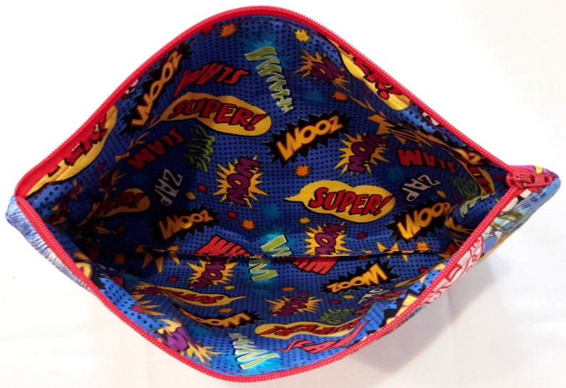 Justice League Zipper Bag