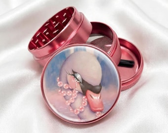 The Flamingo's Pearl Tears 4-Piece Metal Vanilla Spices Grinder Gift