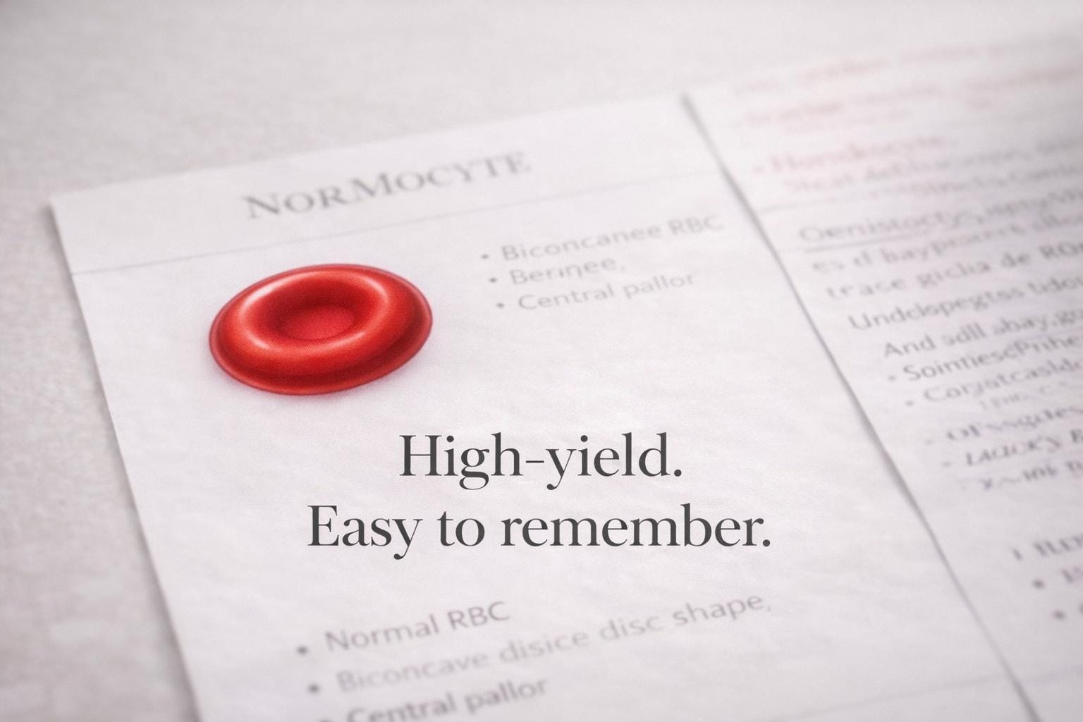 Red Blood Cell (RBC) Morphology Quick Guide for MLS Students ...