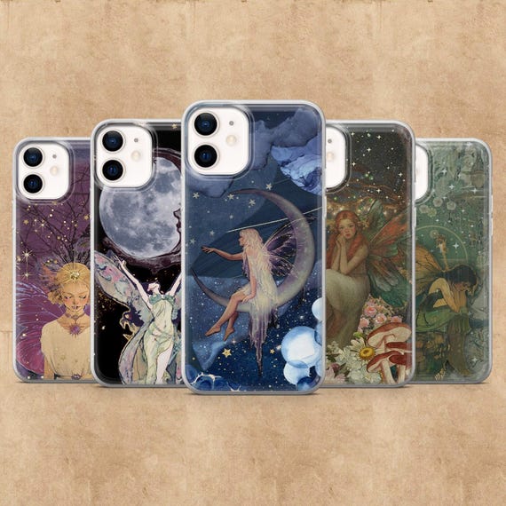 Grunge Fairy Phone Case Fairycore Whimsical for iPhone 17Pro, 16, 15, 14, 13, 12, Samsung S26, S25, S24, S23Fe, A16, A56, Pixel 10, 9Pro
