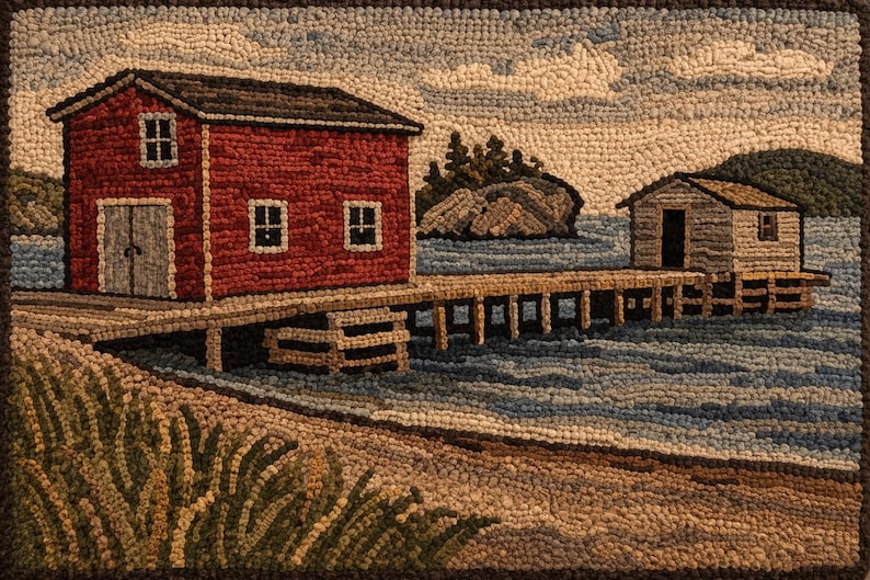 Eli’s Stage Rug Hooking Pattern - Etsy