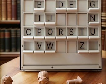 3D Hangman Word Game – Studio-Designed Cowboy Figurine Tabletop Party Game