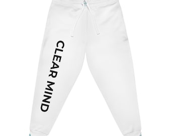 Clear Mind Strong Body Joggers | Athletic sweatpants with side text
