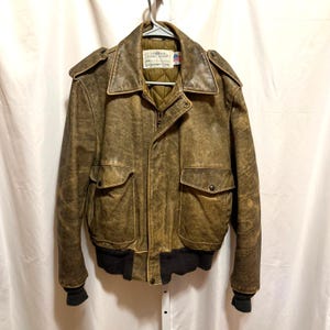 size46 SCHOTT I.S.674.M.S レザージャケット A2 Original Rare Vintage 60s Schott NYC I-S-674-M-S/A-2 Type Leather
