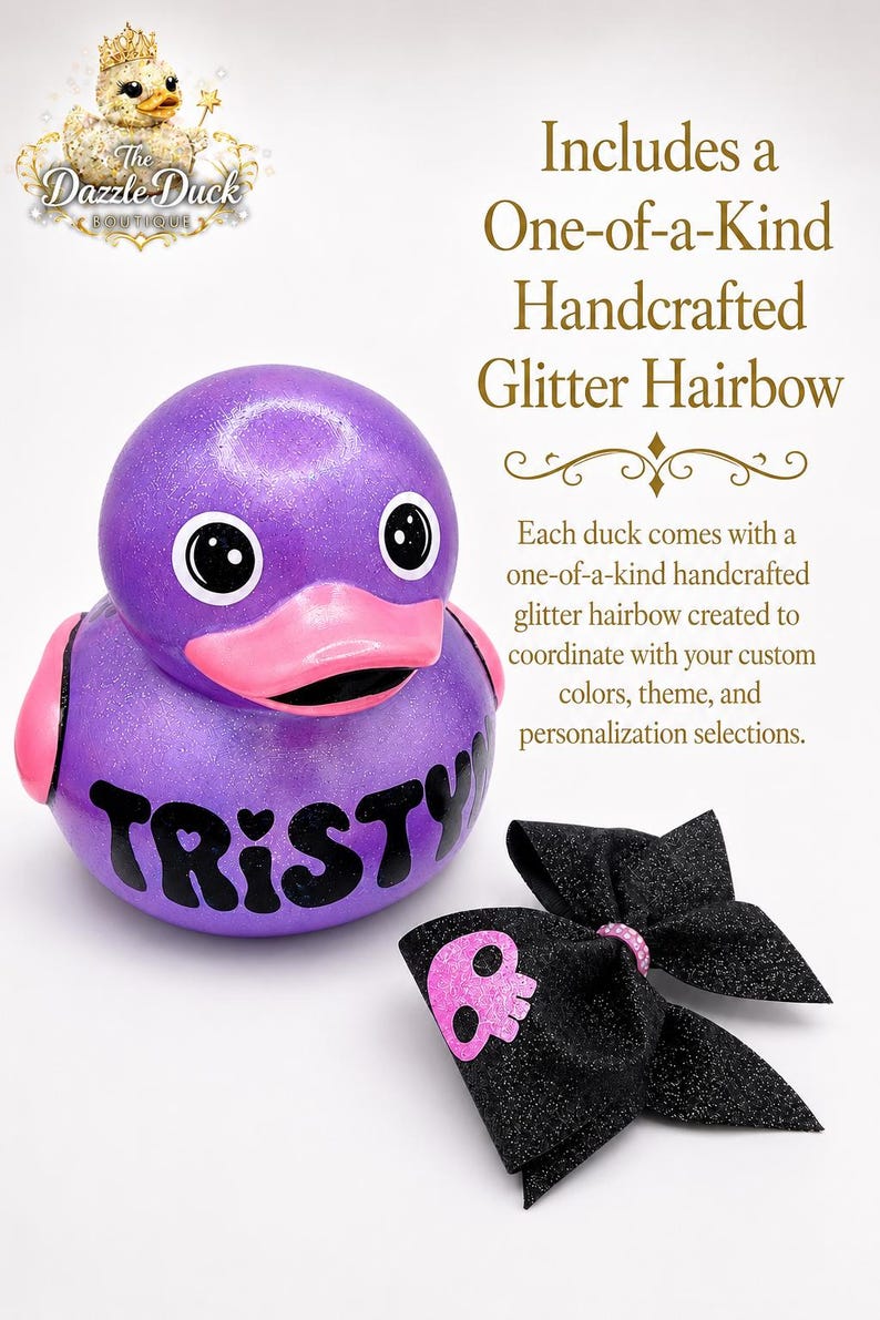 DIY Bling Kit, Activity Box, Rhinestone Duck, Bedazzled Rubber Duck ...