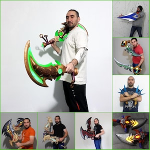 Réplica de dagas de cosplay personalizadas (espuma EVA)