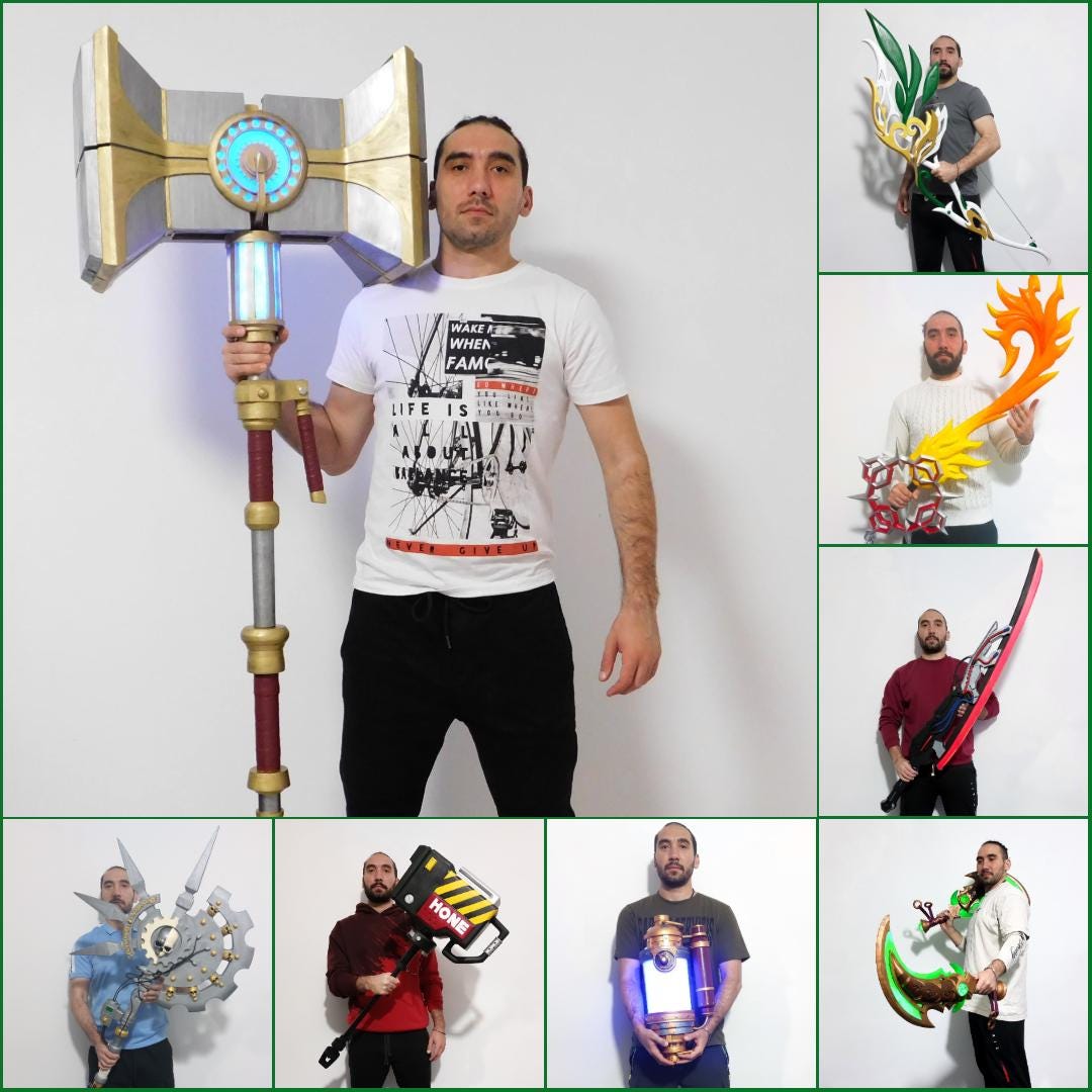 Custom Cosplay Prop Commission Services: Personalized Handmade Replica ...
