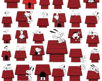 Snoopy PNG Bundle, Cartoon Dog House Clipart (Digital Download)