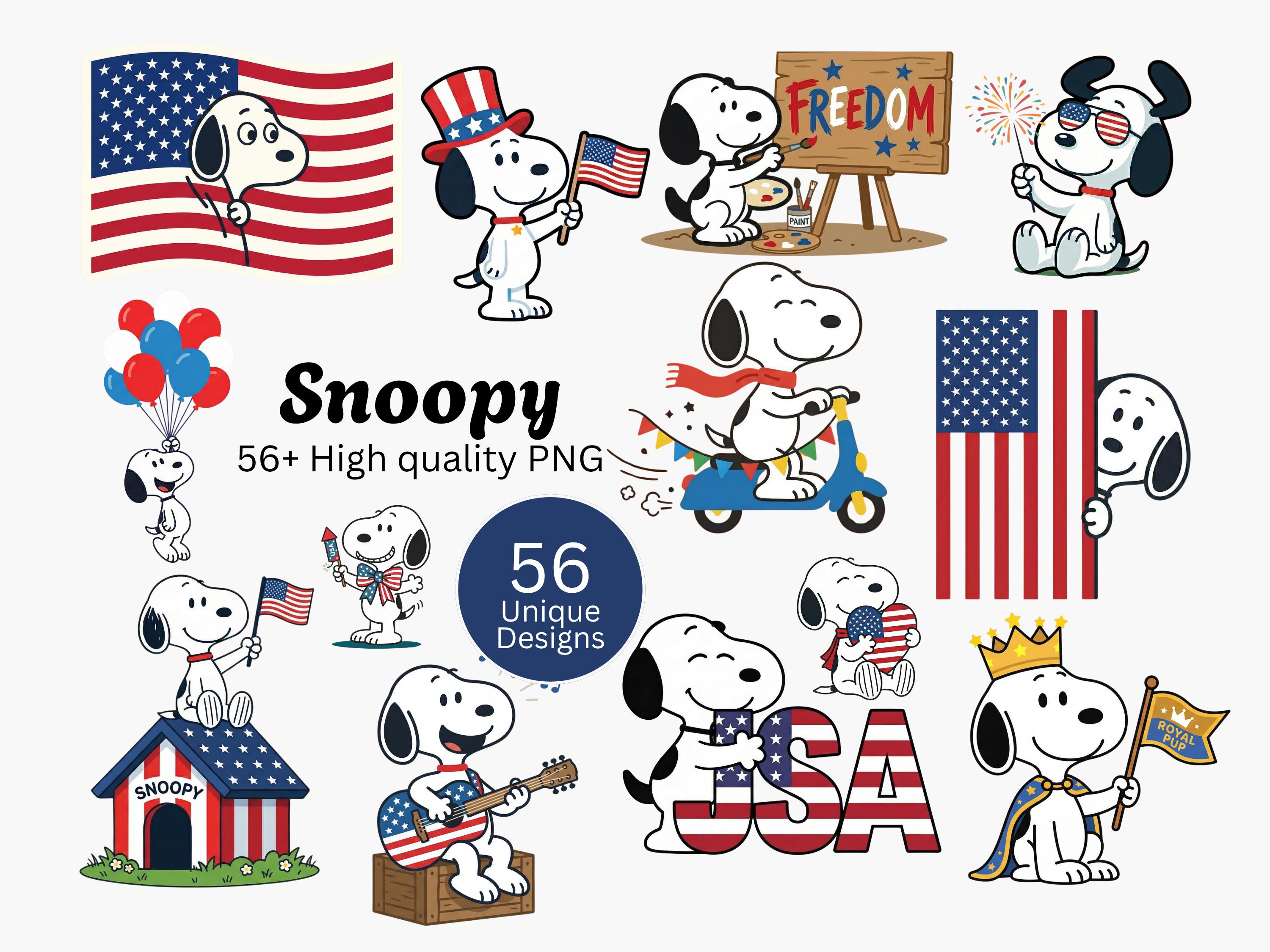 Snoopy's America - Etsy