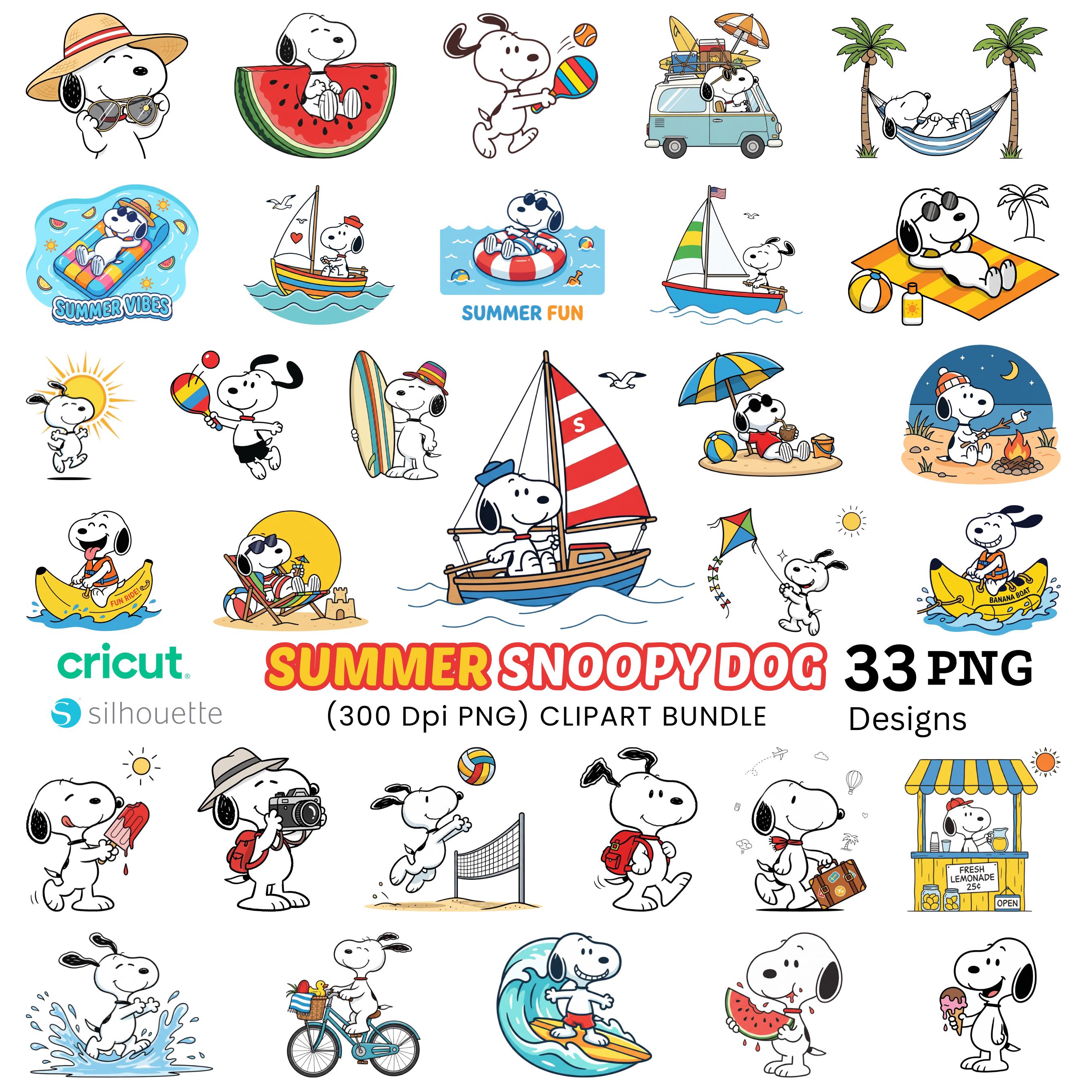 Snoopy Beach Png - Etsy