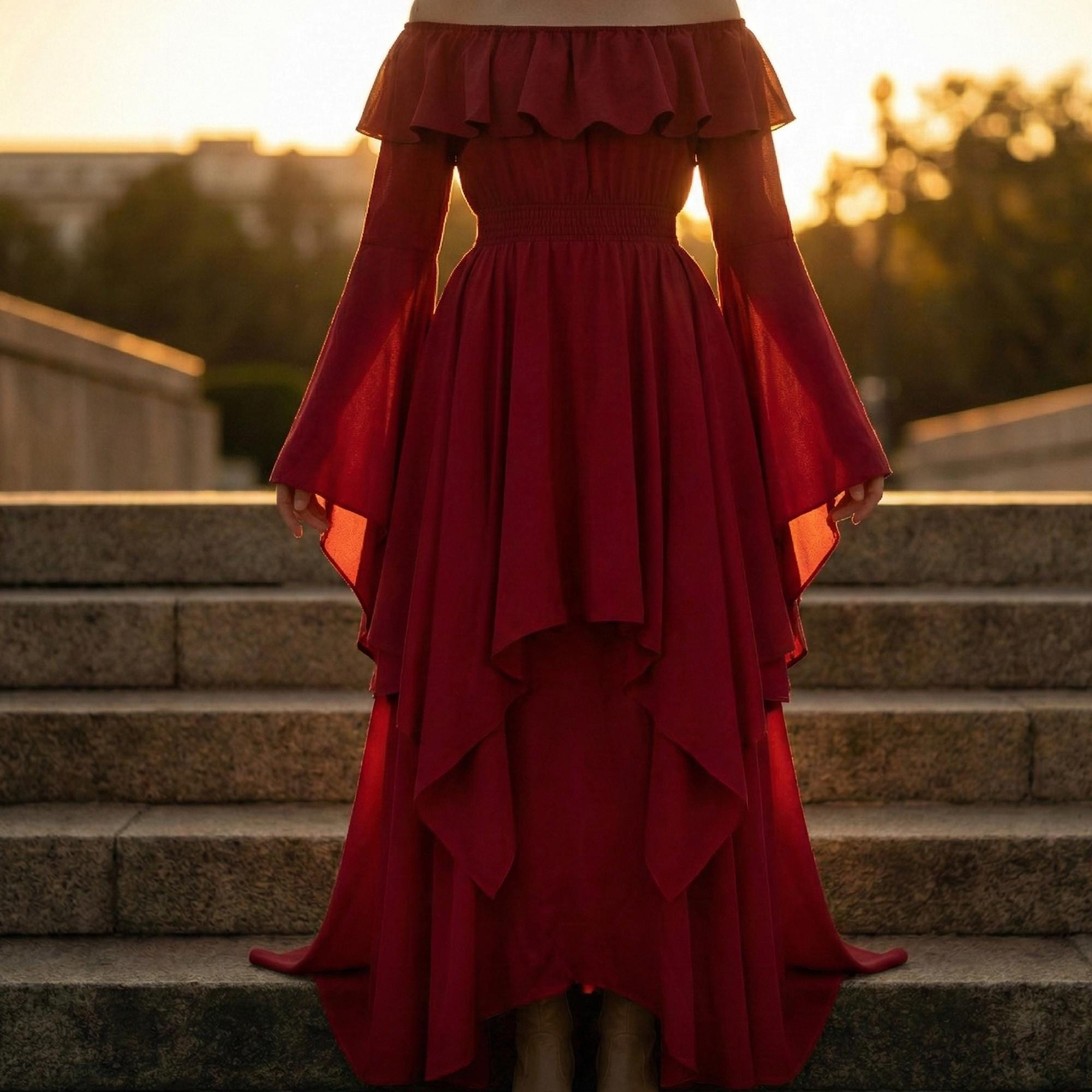 Flowy Medieval Dress - Etsy