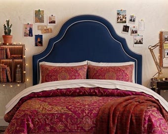 Embroidered Foam Headboard – Dorm Room Twin/TwinXL, Full/FullXL, Queen, King, Cal-King