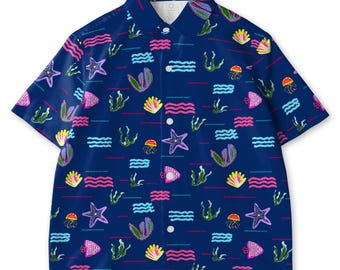 All-over Print Youth Button Down Shirt