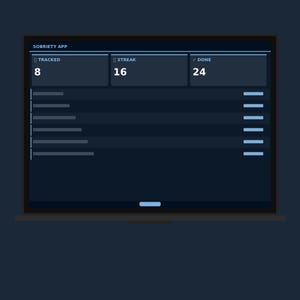Sobriety Counter App | Days Sober Tracker | Recovery Journal | Milestone Badges | No Subscription | Instant Download