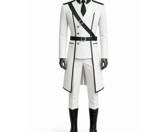 Witte militaire jas herencosplayset