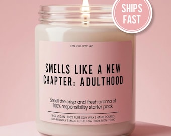 18th Birthday Gifts For Her 18th Birthday Funny Candle Smells Like Candle 18th Birthday Candle Welcome To Adulthood Gift For Daughter