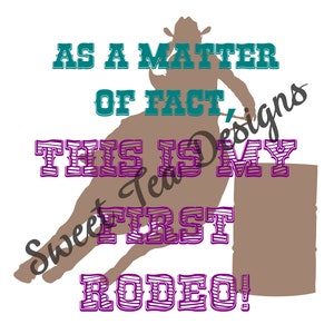 First rode sublimation design download, rodeo graphics, barrel racing, download for sublimation, western design