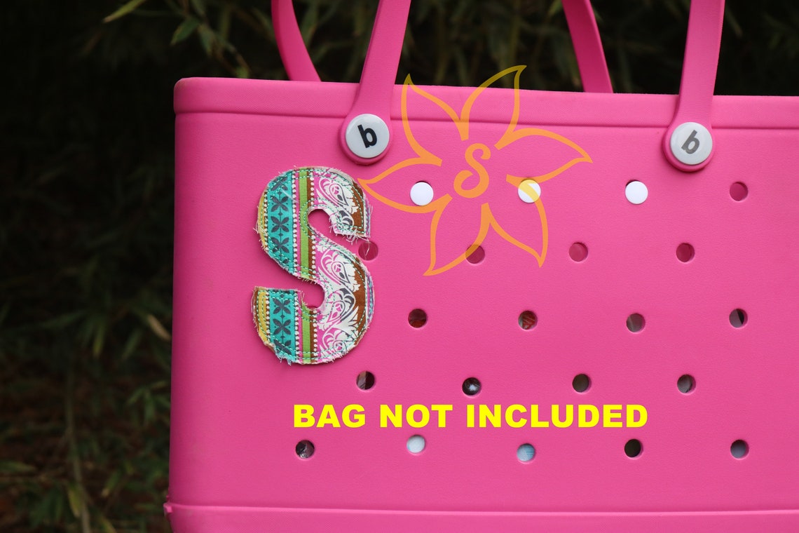 Bogg Bag monogram Bogg Bag initial Bogg Bag charm Bogg Bag Etsy