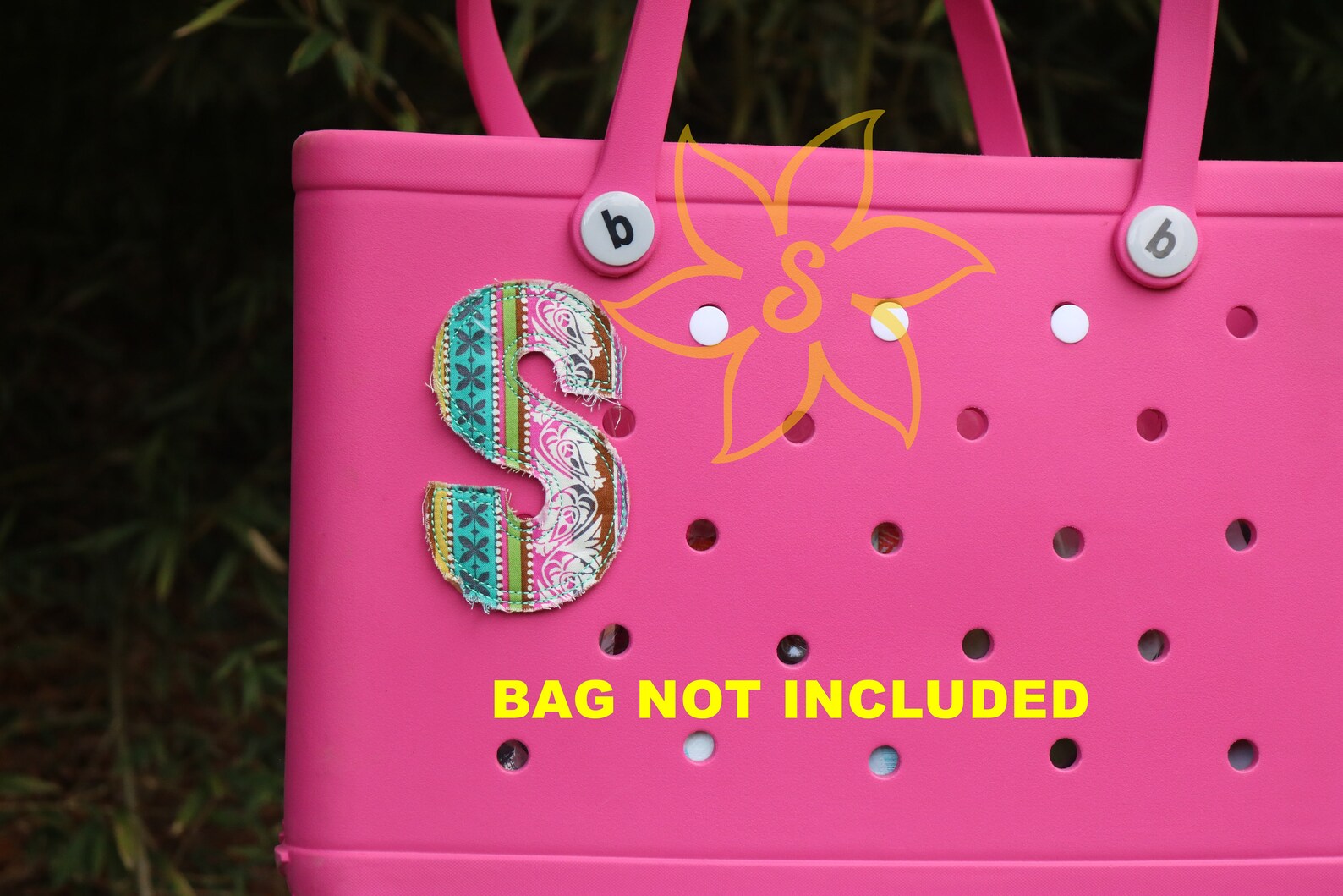 Bogg Bag monogram Bogg Bag initial Bogg Bag charm Bogg Bag Etsy