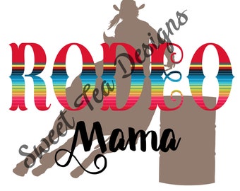 Rodeo mama sublimation design download, barrel racing design, png, graphics, rodeo transfer design