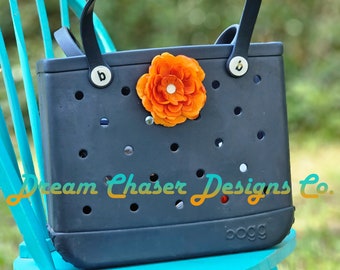 Bogg Bag Charm, Bogg Bag Flower, Bogg Bag accessory, fall, tote accessory