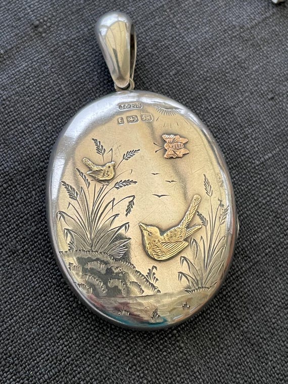 Stunning Victorian Aesthetic, Solid Silver & Gold… - image 1