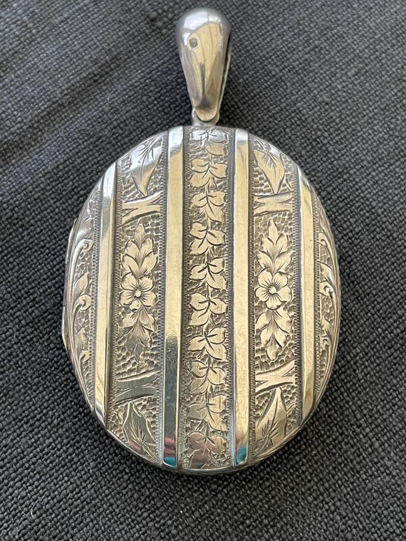 Stunning Victorian Aesthetic, Solid Silver & Gold… - image 2