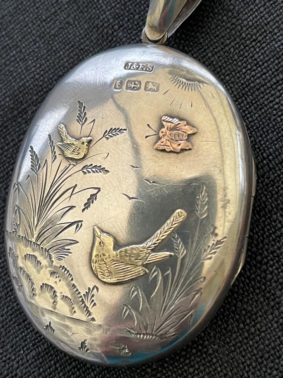 Stunning Victorian Aesthetic, Solid Silver & Gold… - image 3