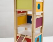 MODplayhouse Eco-Friendly Deluxe Building Kit Modular Dollhouse/Playhouse