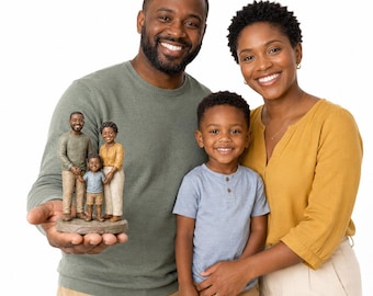 Custom Family Bobbleheads: Personalized Clay Figurines