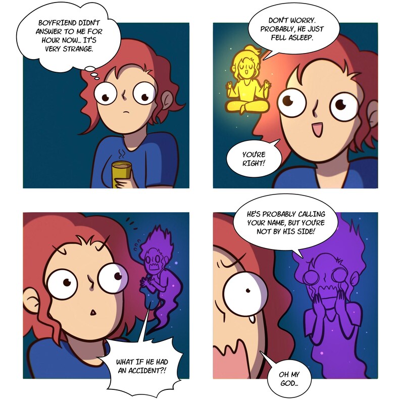 Custom Comic Strip – 4 Panel Personalized Comic – Funny Couple Story ...