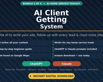 Social Media Ad-Vorlagen für Dienstleister | KI-Klientensystem | Home Service Business Marketing
