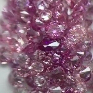Purple Pink Diamonds| Lab grown | 1.25MM to 3.50MM mix size