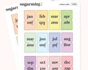 Planner Tabs - Pastel Tabs
