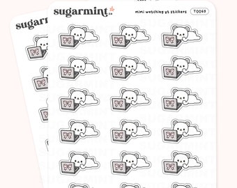 Mimi Streaming Laptop Sticker