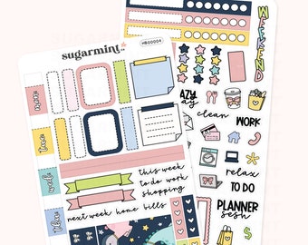 Space Dinos Hobonichi Weeks Planner Sticker Kit