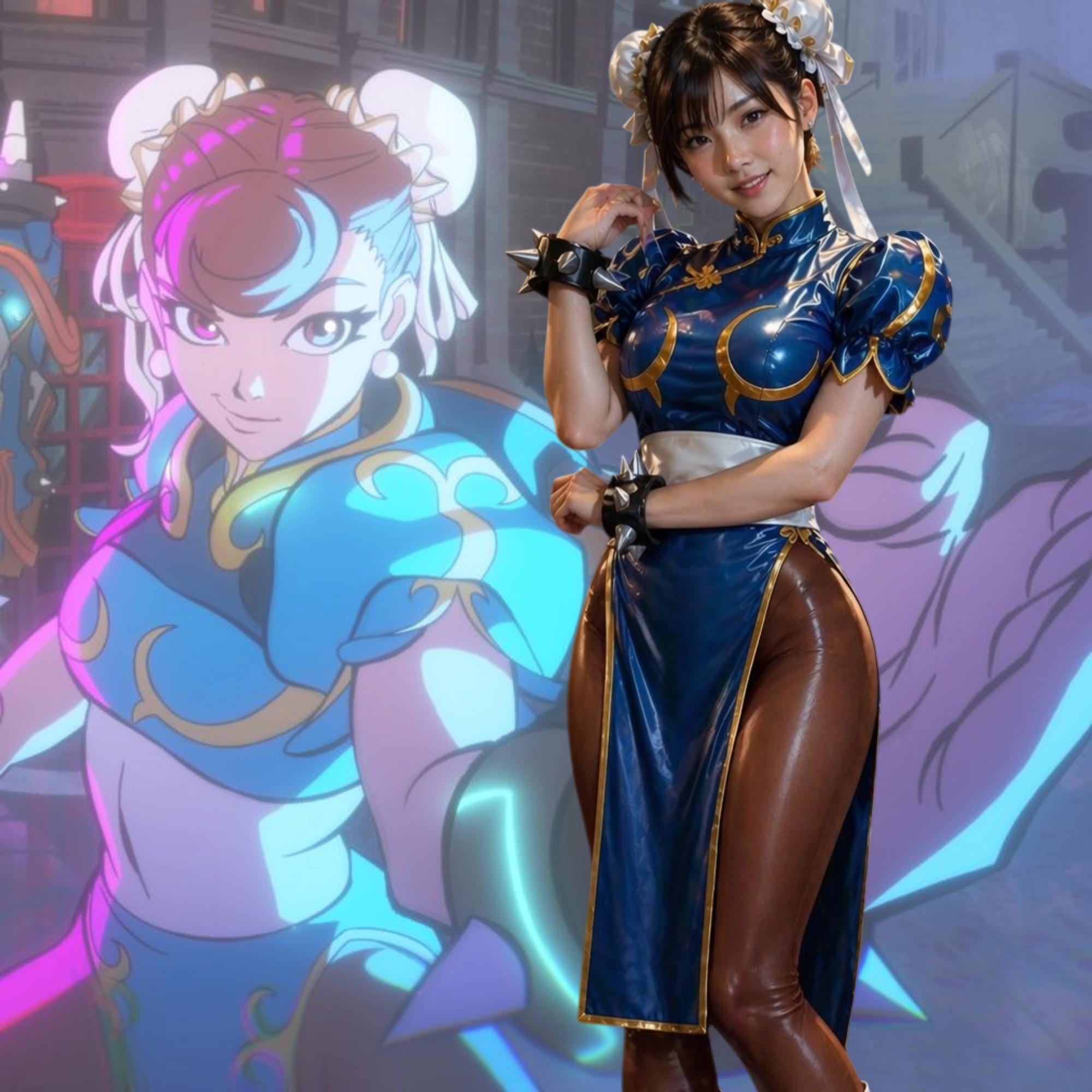 Chun Li Dress - Etsy