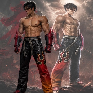 Jin Tekken Pants - Etsy
