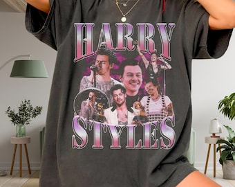 Harry Styles Bootleg Tee, Vintage Tour Graphic Shirt, Comfort Colors 1717, Retro Pop Concert Aesthetic, Unisex Streetwear T-Shirt