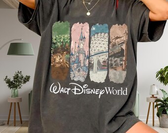 Walt Disney World Inspired Vintage Tour T-Shirt, Magic Kingdom Retro Tee, Comfort Colors 1717 Graphic Shirt, Disney Trip Souvenir Tee