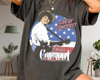 Lewis Capaldi Vintage Tour T-Shirt, Comfort Colors 1717 Tee, Retro Concert Graphic Shirt, Music Lover Gift, Indie Pop Fan Merch