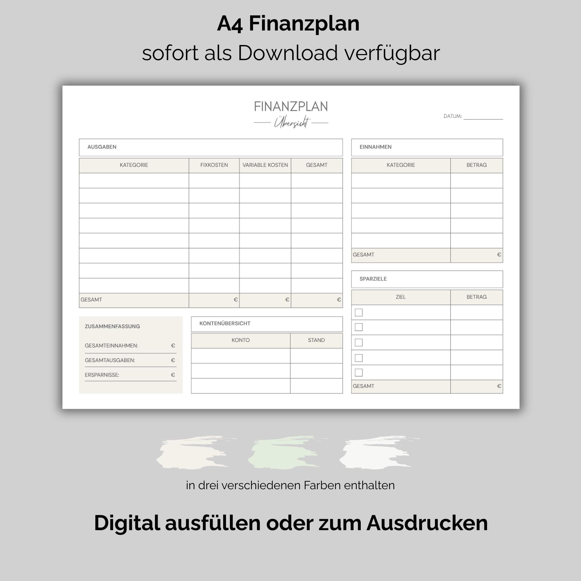 Idena Haushaltsbuch A5 – 40 Blatt, Budgetplaner Für Einnahmen & Ausgaben, übersichtlich