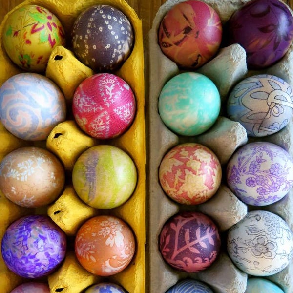 Egg decorating, Silk Easter eggs, silk tie easter eggs, Easter egg decorating, Easter eggs, Easter egg hunt, Easter egg  ideas