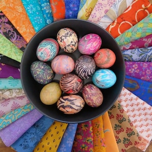 Egg decorating, Silk Easter eggs, silk tie easter eggs, Easter egg decorating, Easter eggs, Easter egg hunt, Easter egg ideas image 2